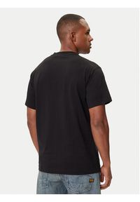 Versace Jeans Couture T-Shirt 79GAHP02 CJ01P Czarny Regular Fit. Kolor: czarny. Materiał: bawełna #3