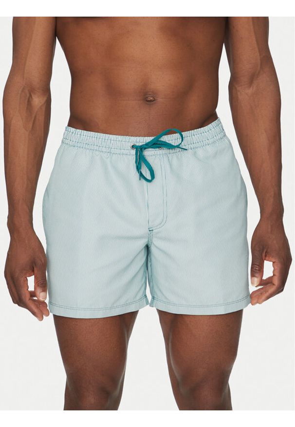 Quiksilver Szorty kąpielowe EQYJV04101 Zielony Regular Fit. Kolor: zielony. Materiał: syntetyk