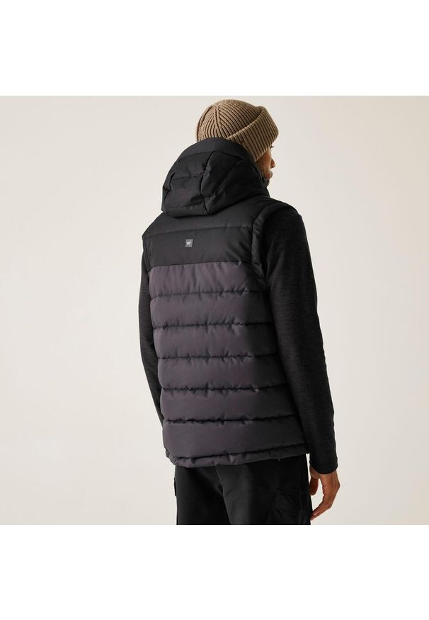 Regatta - Kamizelka męska ocieplana Aldthorn. Kolor: szary, brązowy, wielokolorowy. Materiał: puch, syntetyk. Długość rękawa: bez rękawów. Sezon: zima