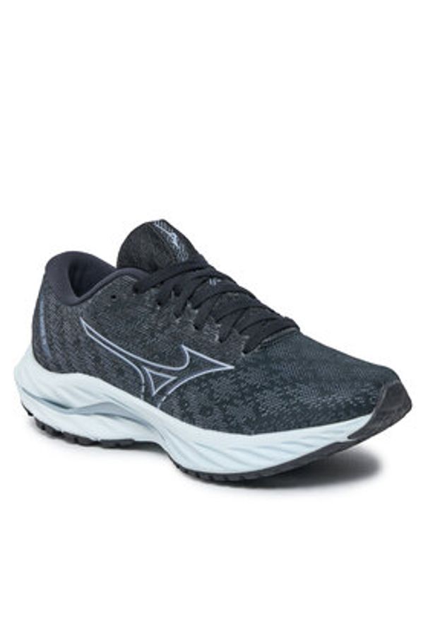 Mizuno Buty do biegania Wave Inspire 19 D J1GD2346 Czarny. Kolor: czarny. Materiał: materiał. Model: Mizuno Wave