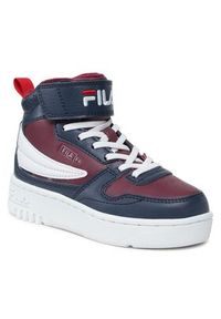 Fila Sneakersy Fxventuno Velcro Kids FFK0158.33064 Bordowy. Kolor: czerwony. Materiał: skóra