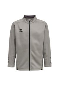 Dziecięca bluza dresowa zapinana na zamek Hummel Cima XK. Kolor: szary. Materiał: dresówka