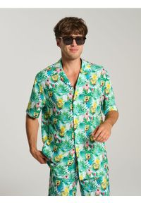 Sinsay - Koszula z wiskozy SpongeBob - wielobarwny. Materiał: wiskoza #1