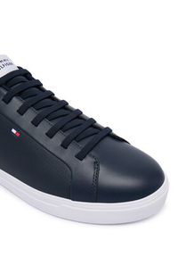 TOMMY HILFIGER - Tommy Hilfiger Sneakersy Icon Court FM0FM05946 Granatowy. Kolor: niebieski. Materiał: skóra #4