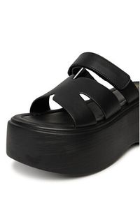 DeeZee Klapki 8791-2 Czarny. Kolor: czarny. Materiał: syntetyk, materiał