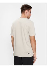 BOSS - Boss T-Shirt Tee 3 50506358 Beżowy Regular Fit. Kolor: beżowy. Materiał: bawełna #3