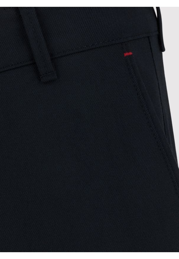 Pako Lorente - PAKO LORENTE - Granatowe spodnie męskie. Kolor: niebieski. Materiał: wiskoza, poliester, elastan. Wzór: gładki. Sezon: zima, jesień. Styl: klasyczny
