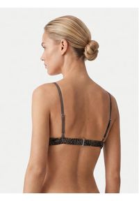 Calvin Klein Underwear Biustonosz braletka Signature Satin LV00QF8392 Brązowy. Kolor: brązowy. Materiał: syntetyk #2
