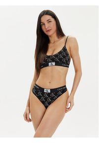 Calvin Klein Underwear Stringi 000QF7221E Czarny. Kolor: czarny. Materiał: bawełna #5