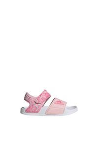 Sandały do chodzenia dla dzieci Adidas Adilette. Kolor: różowy, biały, wielokolorowy. Styl: sportowy