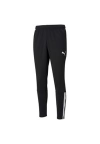 Spodnie treningowe męskie Puma teamLIGA Training Pants. Kolor: biały, brązowy, zielony, wielokolorowy #1