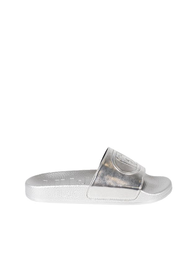 Liu Jo Klapki "Kos 1" | BA3147 EX029 | Kobieta | Srebrny. Okazja: na co dzień. Kolor: srebrny. Materiał: materiał. Styl: elegancki, casual