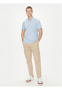 Napapijri Polo Ealis NP0A4H8B Błękitny Regular Fit. Typ kołnierza: polo. Kolor: niebieski. Materiał: bawełna #5