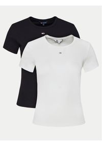 Tommy Jeans Komplet t-shirtów DW0DW21430 Kolorowy Slim Fit. Materiał: bawełna. Wzór: kolorowy #1