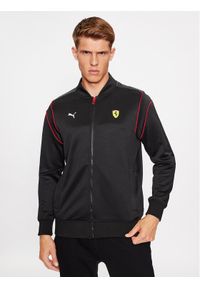 Puma Bluza Ferrari Race Mt7 620936 Czarny Regular Fit. Kolor: czarny. Materiał: bawełna