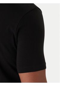 Karl Lagerfeld - KARL LAGERFELD T-Shirt 755035 561235 Czarny Regular Fit. Typ kołnierza: dekolt w karo. Kolor: czarny. Materiał: bawełna #4