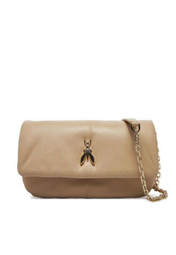 Patrizia Pepe Torebka 8B0220/L113 B732 Beżowy. Kolor: beżowy. Materiał: skórzane