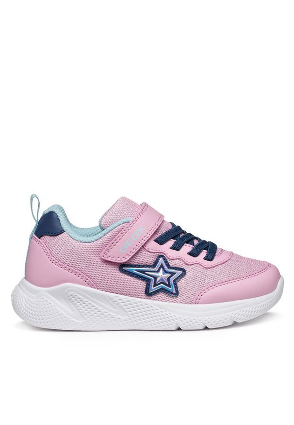Sneakersy Geox. Kolor: różowy
