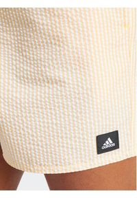 Adidas - adidas Szorty kąpielowe Stripey Classics IR6205 Żółty Regular Fit. Kolor: żółty. Materiał: syntetyk #5