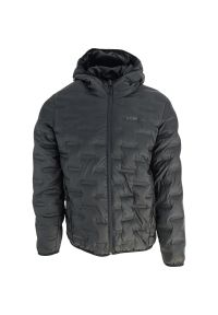 FUNDANGO - Kurtka Fundango Smoke Hooded Jacket, Mężczyźni. Kolor: czarny. Materiał: poliester, materiał. Sport: turystyka piesza