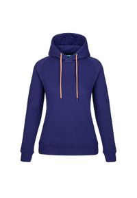 Damska bawełniana bluza z kapturem Kilpi Sohey. Typ kołnierza: kaptur. Kolor: niebieski. Materiał: bawełna #1