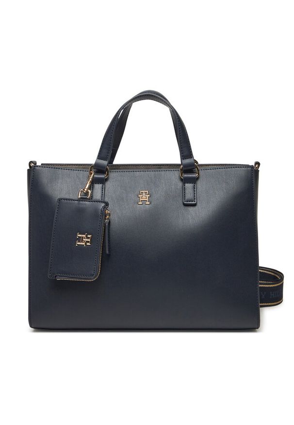 TOMMY HILFIGER - Torebka Tommy Hilfiger. Kolor: niebieski