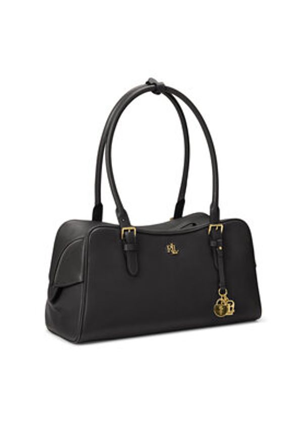 Lauren Ralph Lauren - LAUREN RALPH LAUREN Torebka 431P06068002 Czarny. Kolor: czarny. Materiał: skórzane
