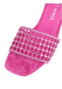 Eva Minge Klapki VERA-1559-2-1 Różowy. Kolor: różowy. Materiał: syntetyk, skóra #5