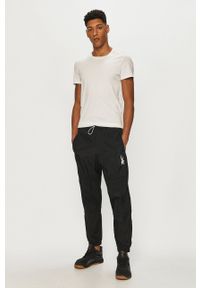 Reebok - Spodnie. Kolor: czarny. Materiał: tkanina #2