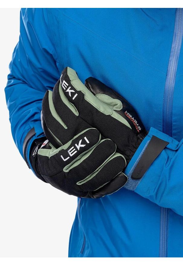 Rękawice narciarskie męskie Leki Argus Thermo 3D. Kolor: czarny. Sport: narciarstwo