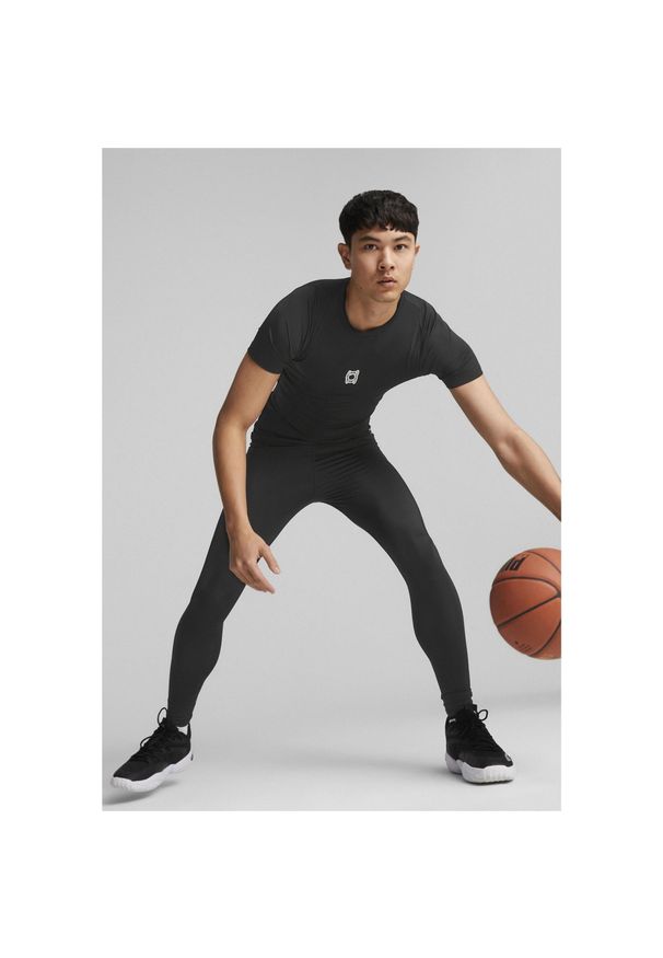 Puma - Męska koszulka koszykarska Hoops Team PUMA Black. Kolor: czarny
