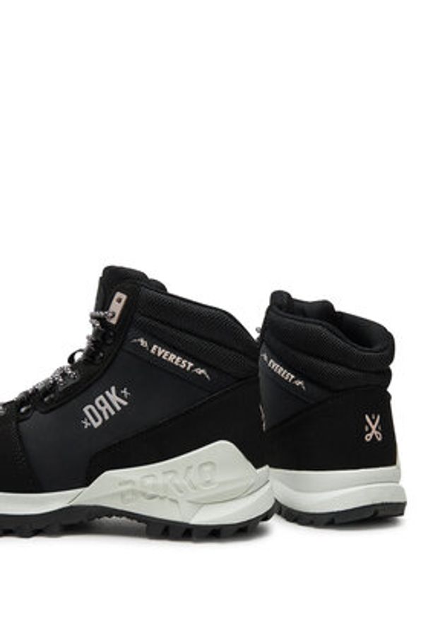 Dorko Trapery Everest Vertex DS24F01W Czarny. Kolor: czarny. Materiał: skóra