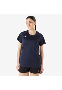 KIPSTA - Koszulka do piłki ręcznej damska Atorka H100. Kolor: niebieski. Materiał: poliester, materiał. Sport: fitness