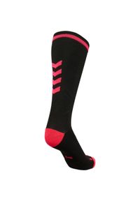Skarpety sportowe dla dorosłych Hummel Elite Indoor Sock High. Kolor: wielokolorowy, różowy, czarny
