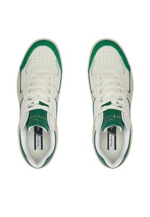 Pepe Jeans Sneakersy Kore Evolution M PMS00015 Zielony. Kolor: zielony. Materiał: skóra