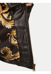 Versace Jeans Couture Kurtka skórzana 77HAVP04 CP009 Czarny Regular Fit. Kolor: czarny. Materiał: skóra #4