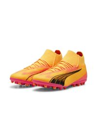 Puma - Buty piłkarskie ULTRA PRO MG PUMA Sun Stream Black Sunset Glow Orange Pink. Kolor: wielokolorowy, czarny, różowy. Sport: piłka nożna #1