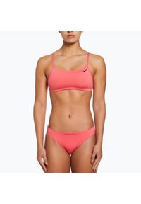 Strój pływacki dwuczęściowy damski Nike Essential Sports Bikini. Kolor: różowy