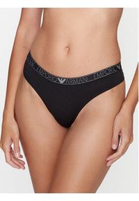 Emporio Armani Underwear Komplet 2 par stringów 163333 3F223 00020 Czarny. Kolor: czarny. Materiał: bawełna #3