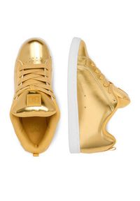 DC Shoes Sneakersy EO-COURT GRAFFIK DC01662116 Złoty. Kolor: złoty. Materiał: skóra, syntetyk #7