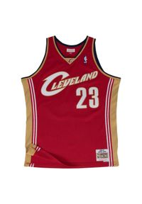 Mitchell & Ness - Koszulka Nba Cleveland Cavaliers Lebron James. Kolor: czerwony, wielokolorowy, żółty. Sport: koszykówka #1
