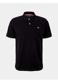 Tom Tailor Polo 1027713 Czarny Regular Fit. Typ kołnierza: polo. Kolor: czarny. Materiał: bawełna #5