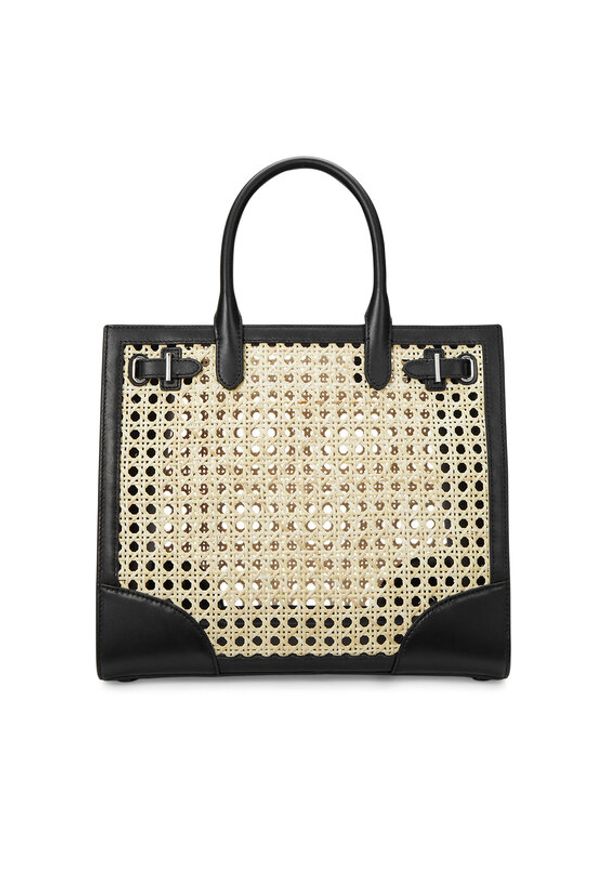 Lauren Ralph Lauren - LAUREN RALPH LAUREN Torebka Devyn 431966770002 Beżowy. Kolor: beżowy. Materiał: skórzane