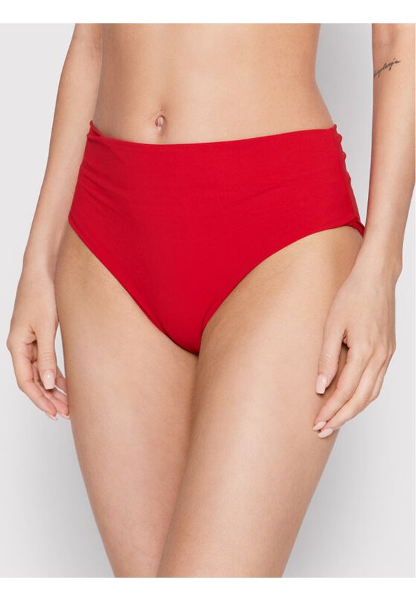 Etam Dół od bikini Essentielle 6524577 Czerwony. Kolor: czerwony. Materiał: syntetyk