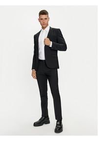 Hugo Koszula Valerio 50519812 Biały Modern Fit. Kolor: biały. Materiał: bawełna #5