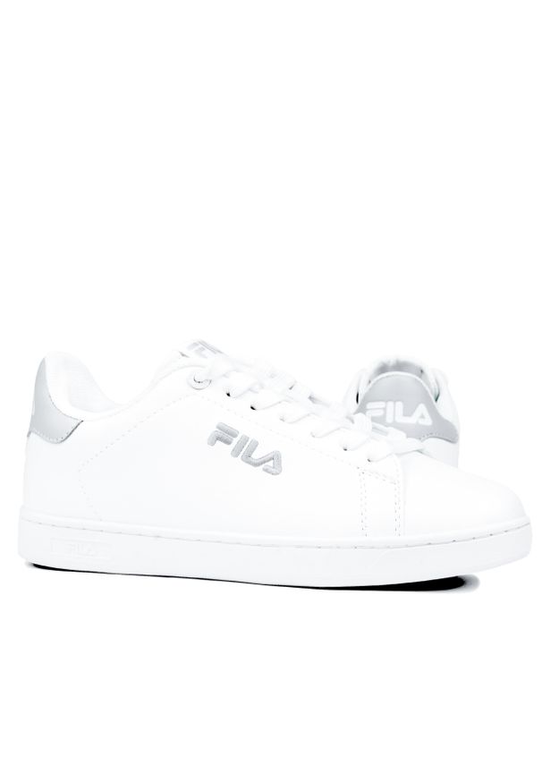 Fila - Buty damskie trampki sportowe COURTBAY LINEAR WMN. Kolor: biały, wielokolorowy, szary