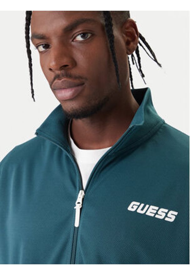 Guess Bluza Z6RQ06 KD482 Zielony Regular Fit. Kolor: zielony. Materiał: syntetyk