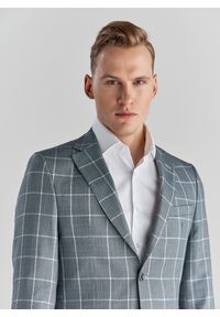 Pako Lorente - PAKO LORENTE – Niebieskie spodnie garniturowe P22SF-6G-012-N-S. Kolor: niebieski. Materiał: poliester, elastan, wiskoza #5