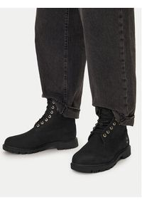 Timberland Trapery 6in Wr Basic TB0A27X6015 Czarny. Kolor: czarny. Materiał: nubuk, skóra #8
