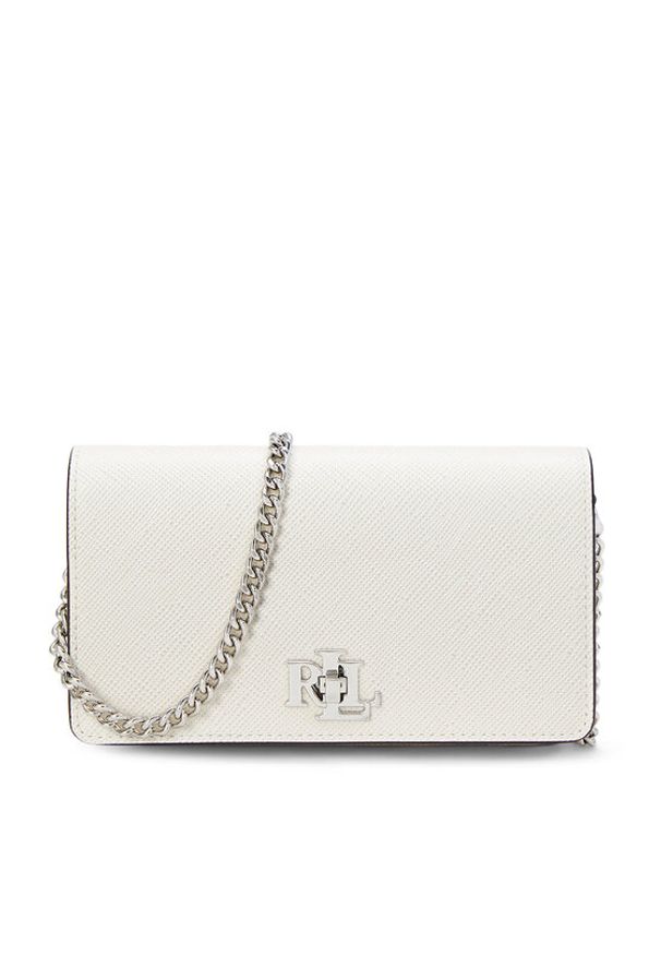 Lauren Ralph Lauren - LAUREN RALPH LAUREN Torebka 432966784001 Biały. Kolor: biały. Materiał: skórzane